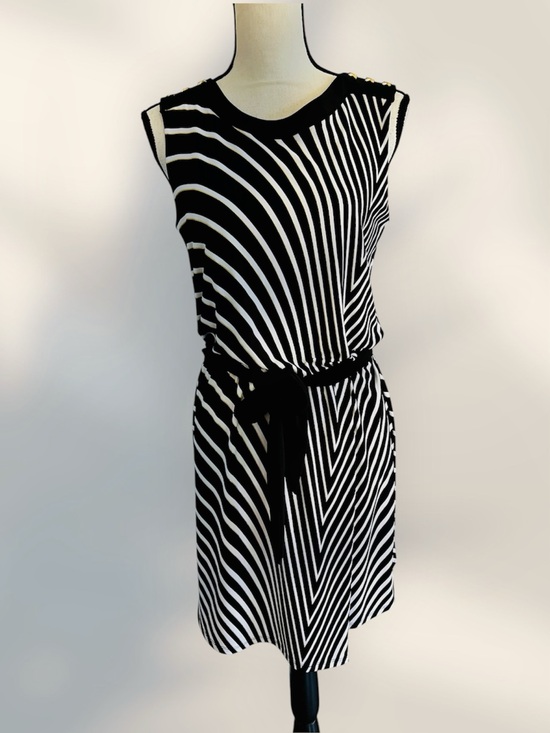 White House Black Market Dresses & Skirts - White House Black Market Striped Blouson Dress
